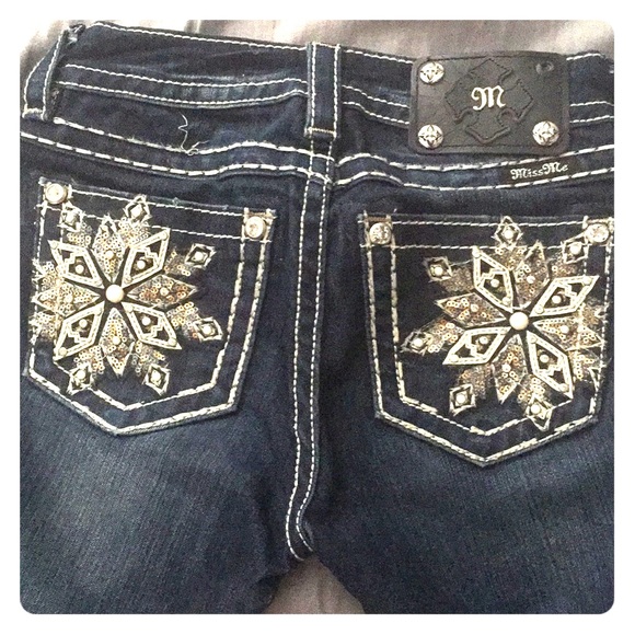 miss me snowflake jeans